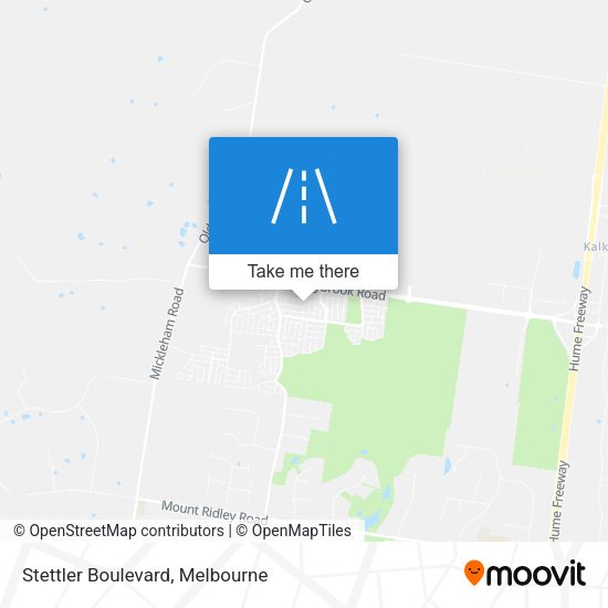 Stettler Boulevard map