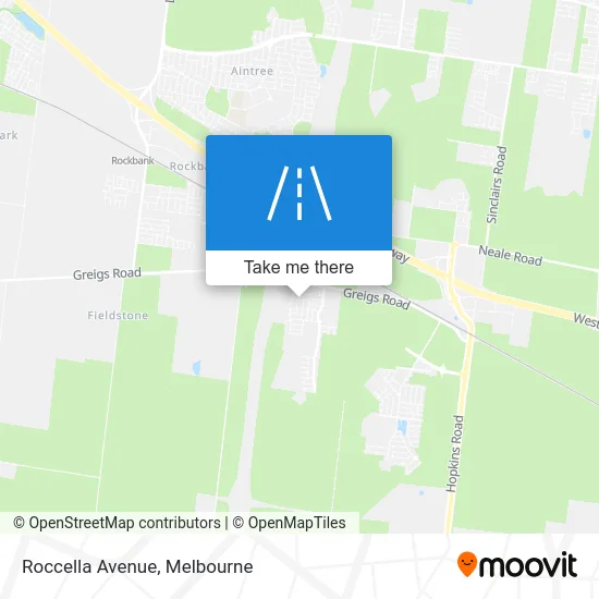 Mapa Roccella Avenue