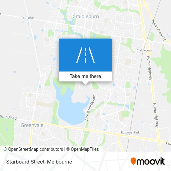 Starboard Street map