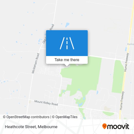 Heathcote Street map