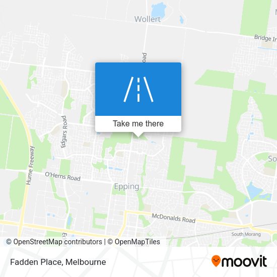 Fadden Place map