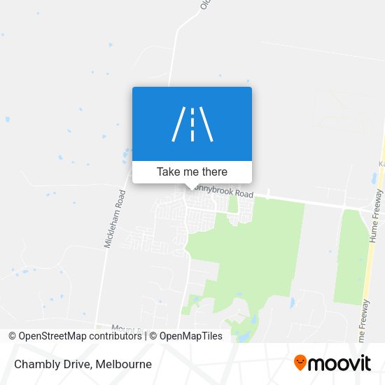 Chambly Drive map