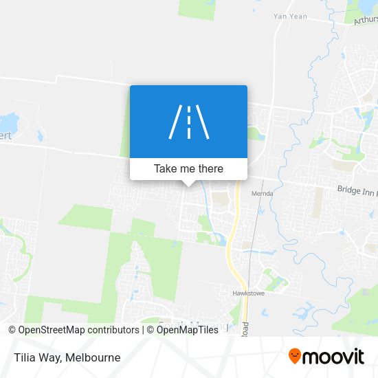 Tilia Way map