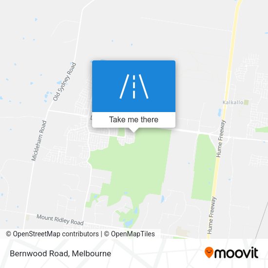 Bernwood Road map