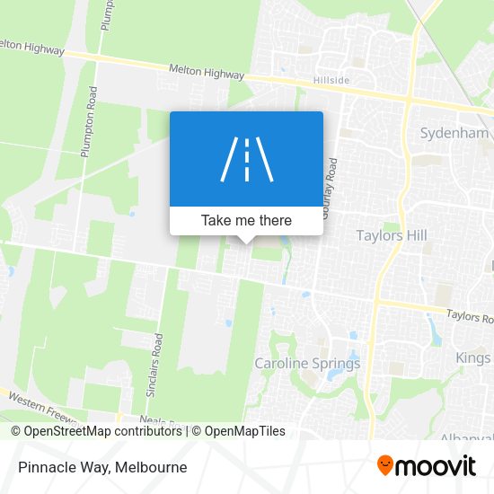 Pinnacle Way map