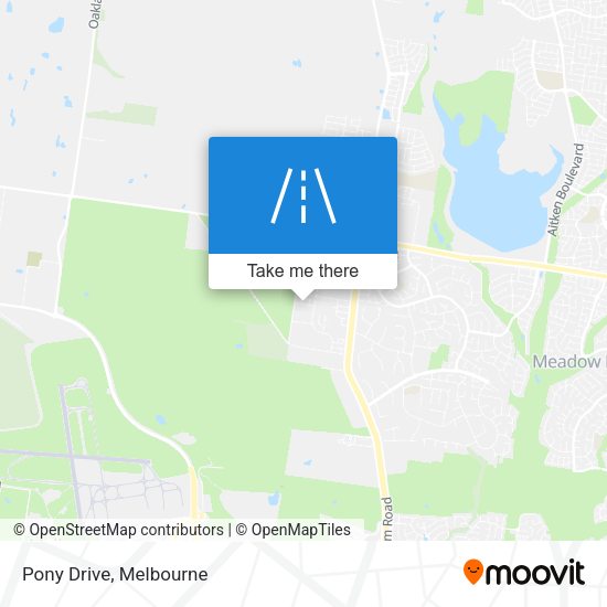 Pony Drive map