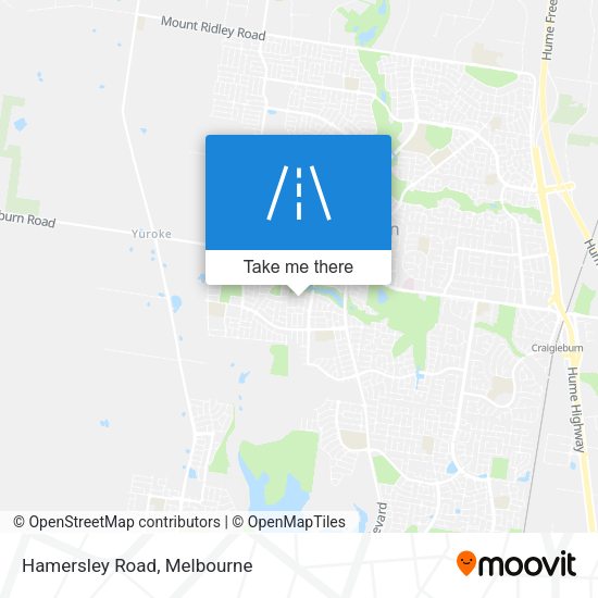 Hamersley Road map