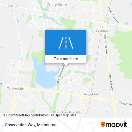 Observation Way map