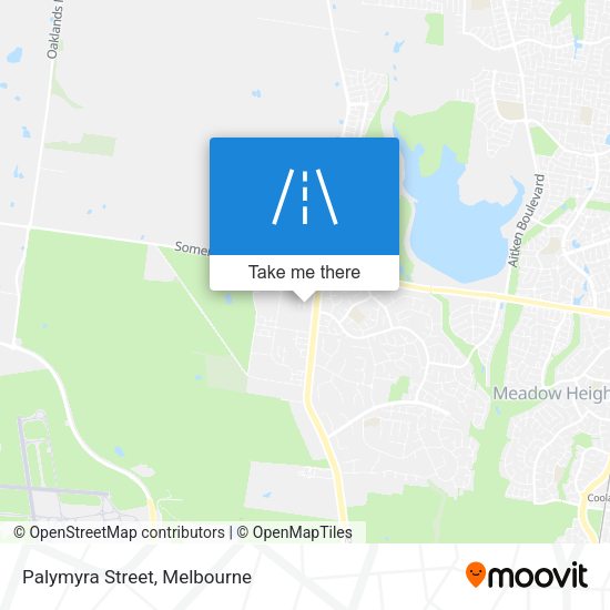 Palymyra Street map