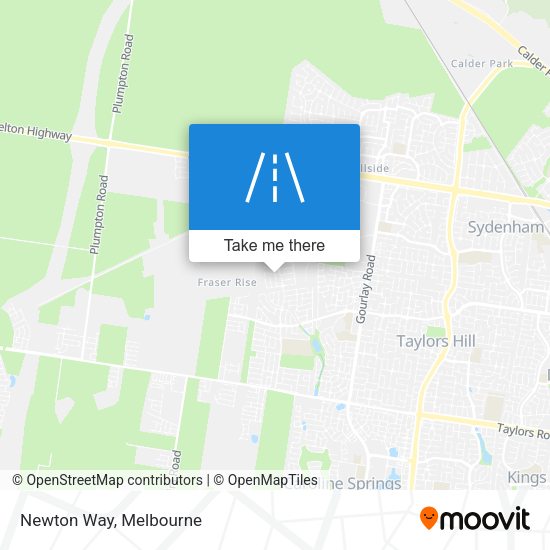 Newton Way map