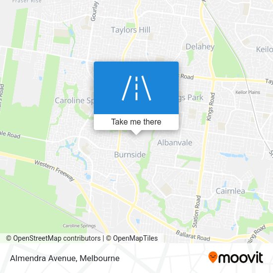 Almendra Avenue map