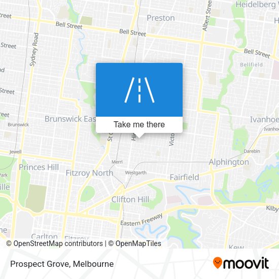 Prospect Grove map