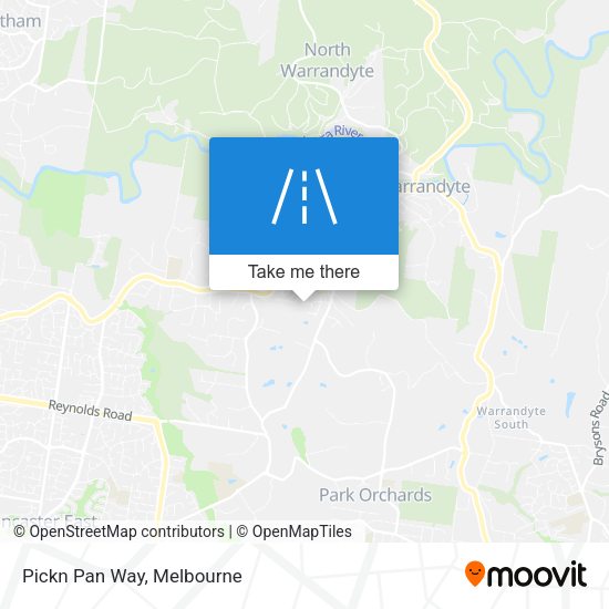 Pickn Pan Way map
