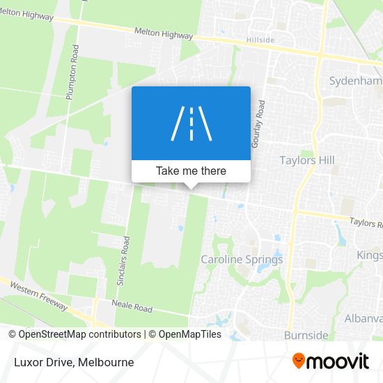 Luxor Drive map
