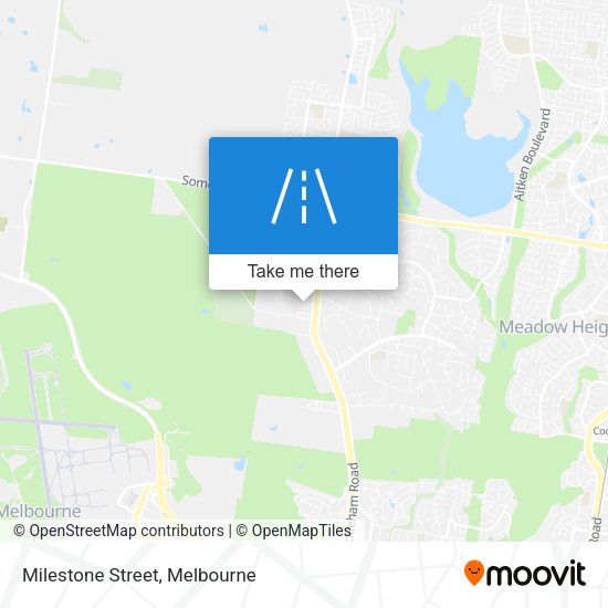 Milestone Street map
