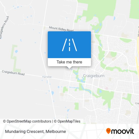 Mundaring Crescent map