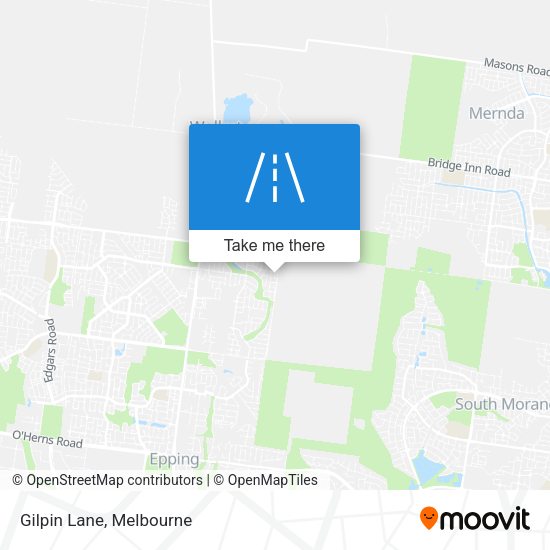 Gilpin Lane map