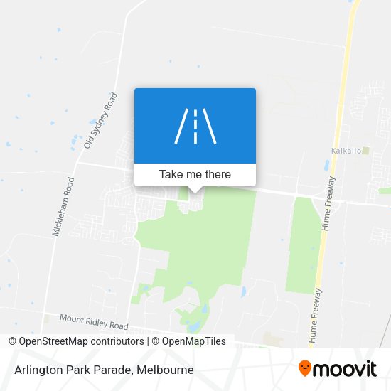 Arlington Park Parade map