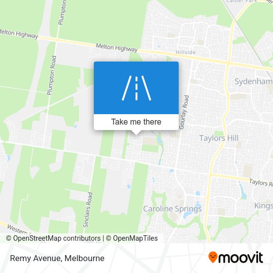 Remy Avenue map