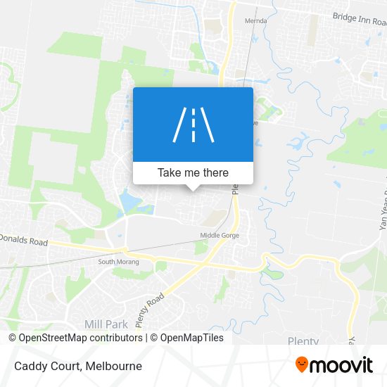 Caddy Court map