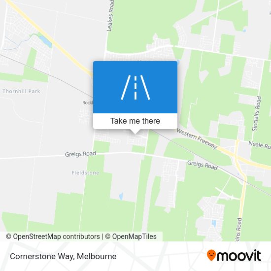 Cornerstone Way map
