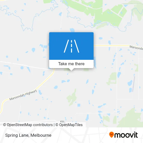 Mapa Spring Lane