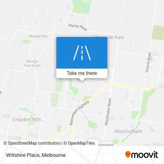 Wiltshire Place map