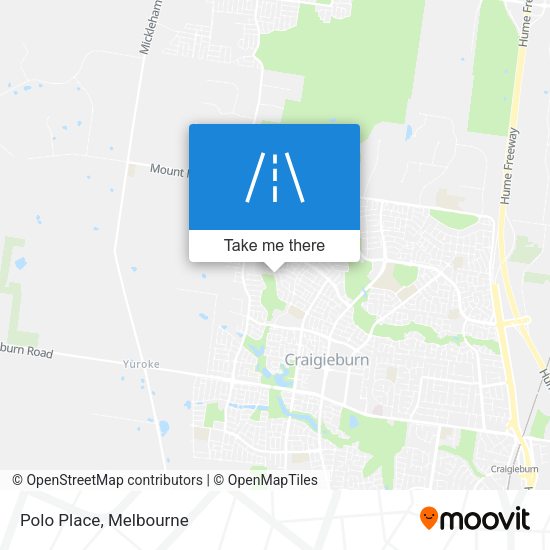 Polo Place map