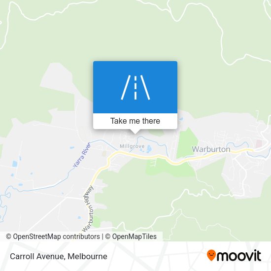 Carroll Avenue map