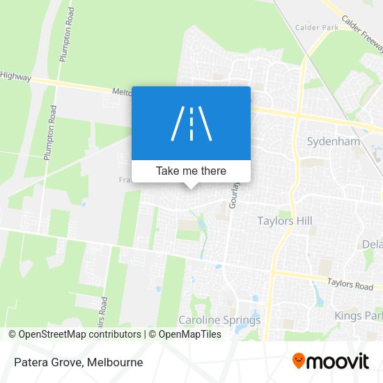 Patera Grove map