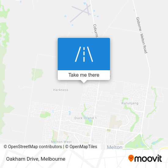 Oakham Drive map