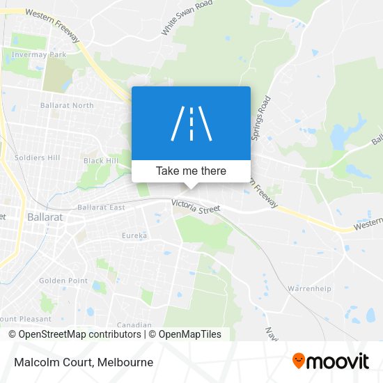 Malcolm Court map