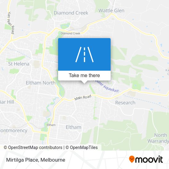 Mirtilga Place map