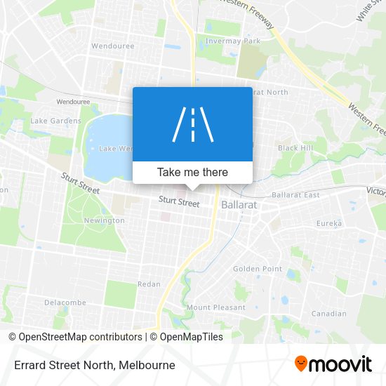 Errard Street North map
