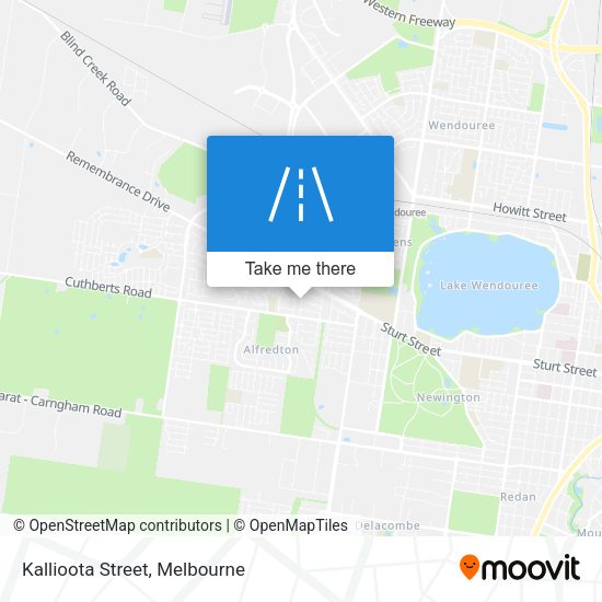 Kallioota Street map