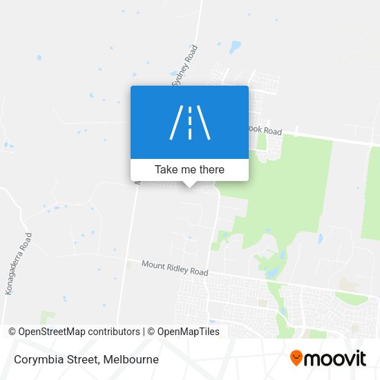 Corymbia Street map