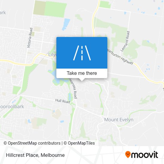 Hillcrest Place map
