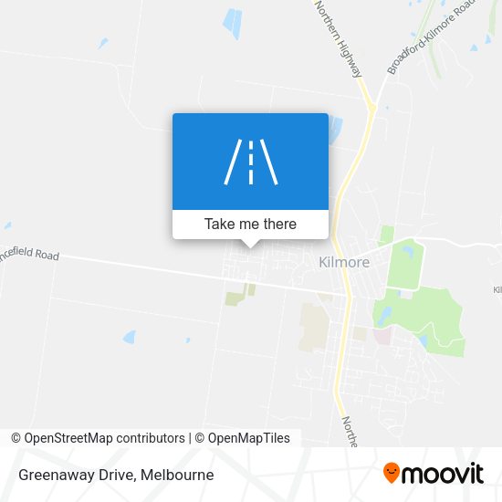 Greenaway Drive map