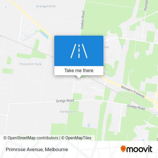 Primrose Avenue map