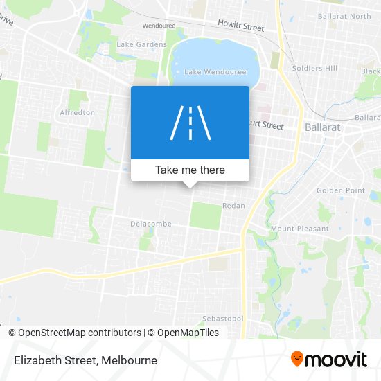 Elizabeth Street map