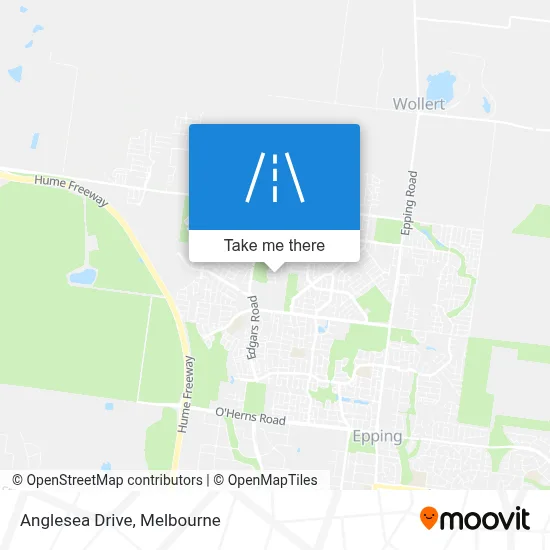 Mapa Anglesea Drive