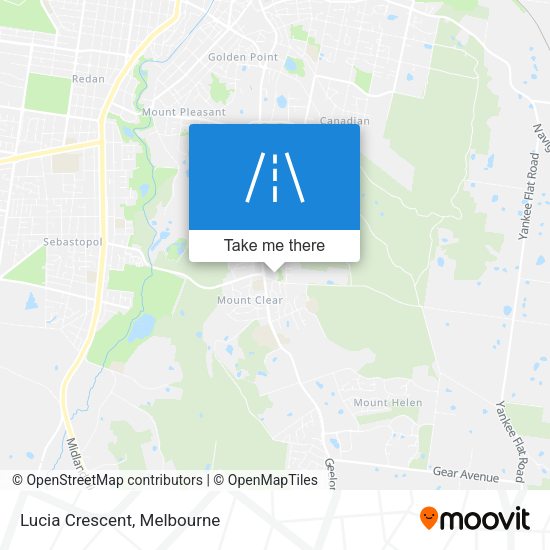 Lucia Crescent map
