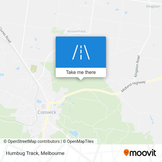 Humbug Track map