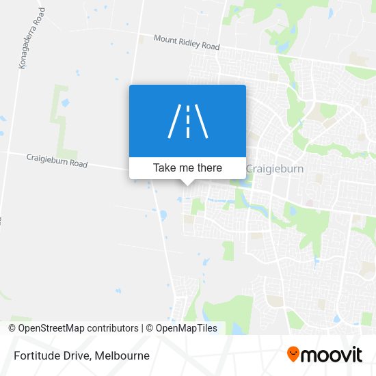 Fortitude Drive map