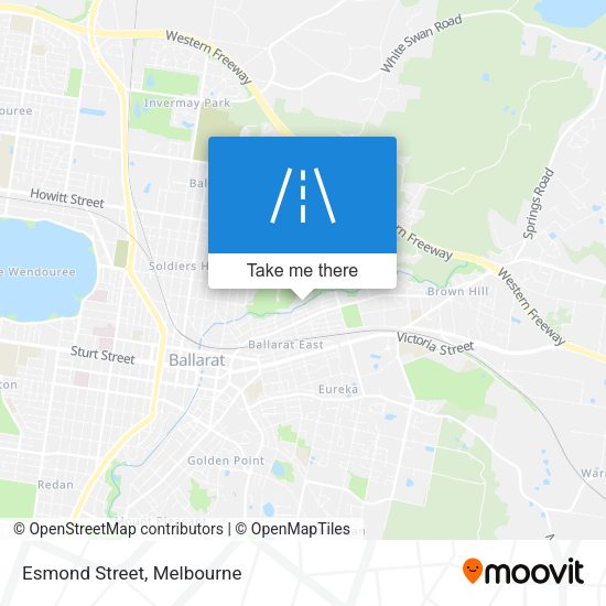 Esmond Street map