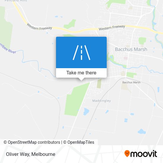Oliver Way map
