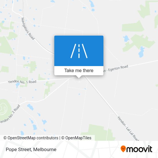 Pope Street map
