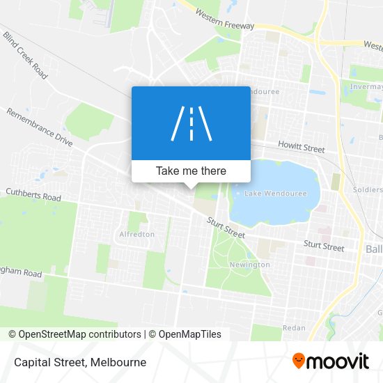 Capital Street map