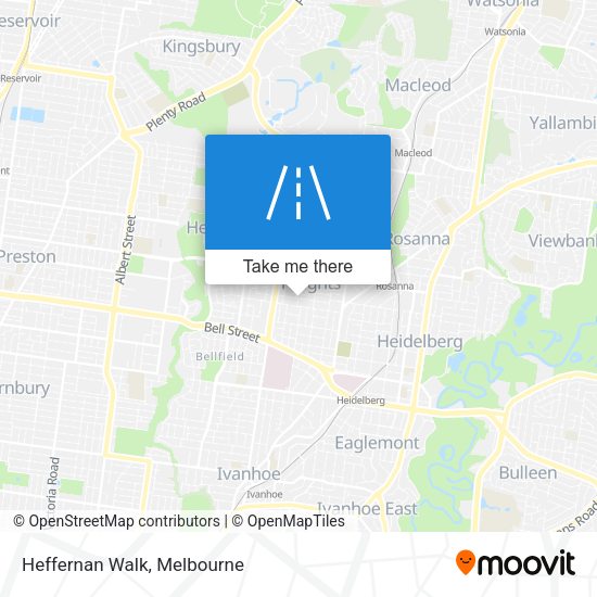 Heffernan Walk map