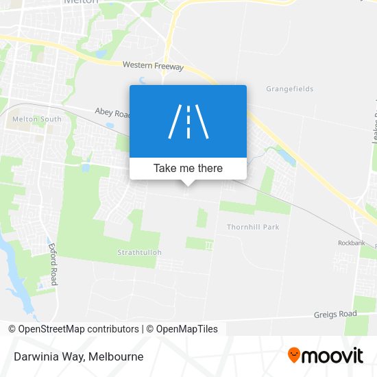 Darwinia Way map
